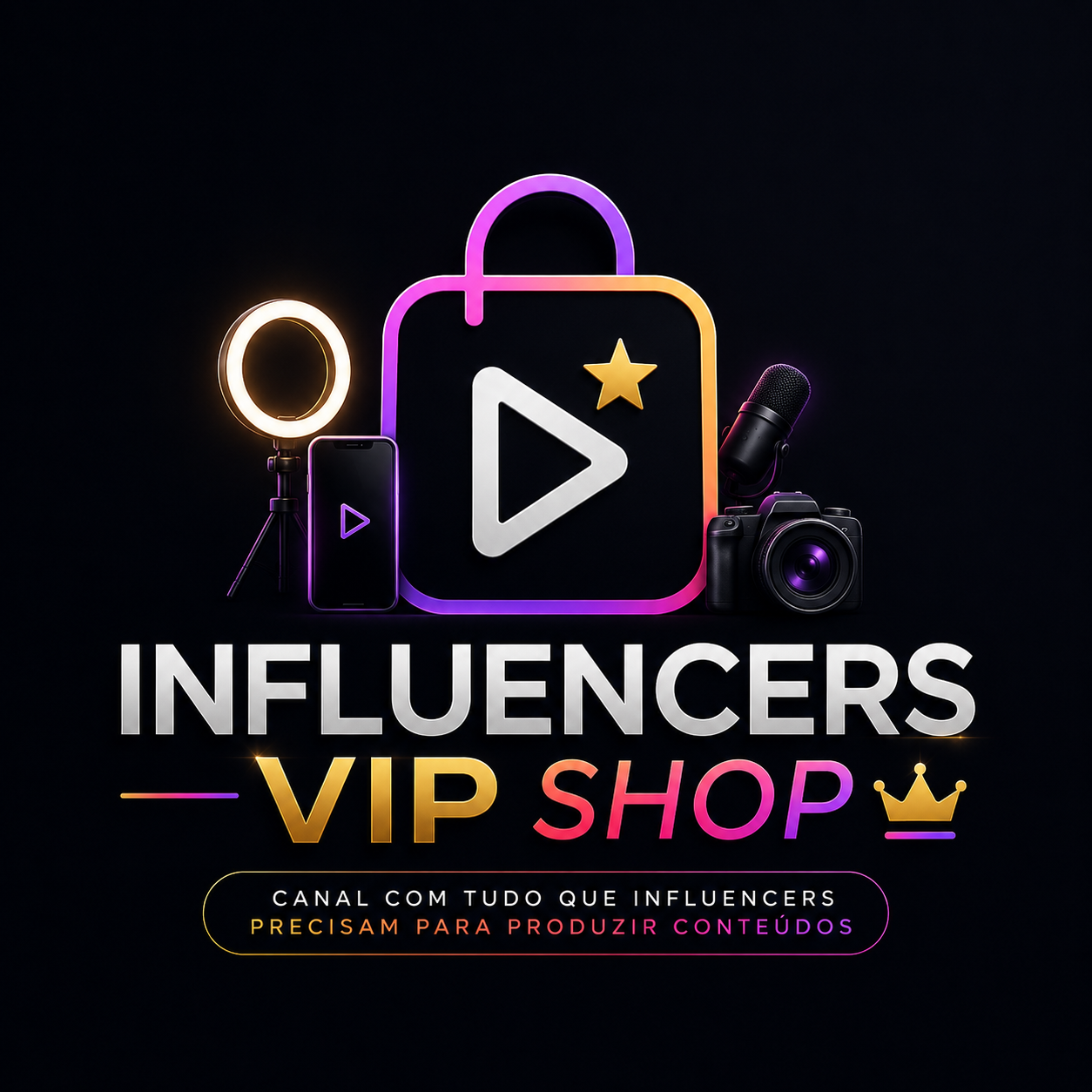 Influencers VIP Shop: canal com tudo que influencers precisam para produzir conteúdo